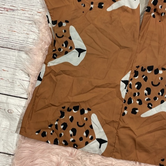 Hutch Brown Leopard Print Blouse - Picture 7 of 10